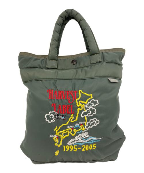 HARVEST LABEL（ハーヴェストレーベル）HARVEST LABEL (ハーヴェストレーベル) ハンドバッグ カーキの古着・服飾アイテム