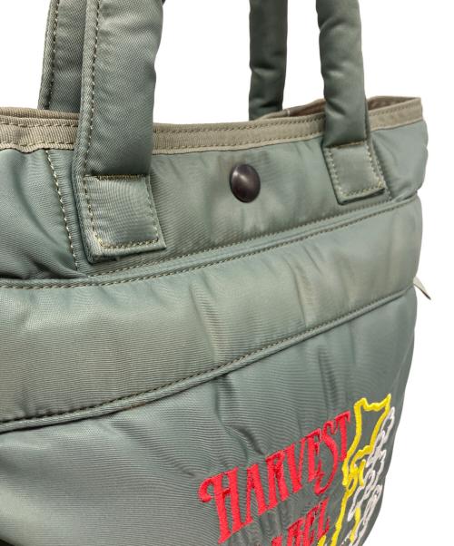 HARVEST LABEL（ハーヴェストレーベル）HARVEST LABEL (ハーヴェストレーベル) ハンドバッグ カーキの古着・服飾アイテム