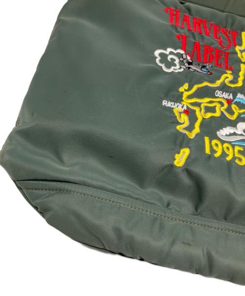 HARVEST LABEL（ハーヴェストレーベル）HARVEST LABEL (ハーヴェストレーベル) ハンドバッグ カーキの古着・服飾アイテム