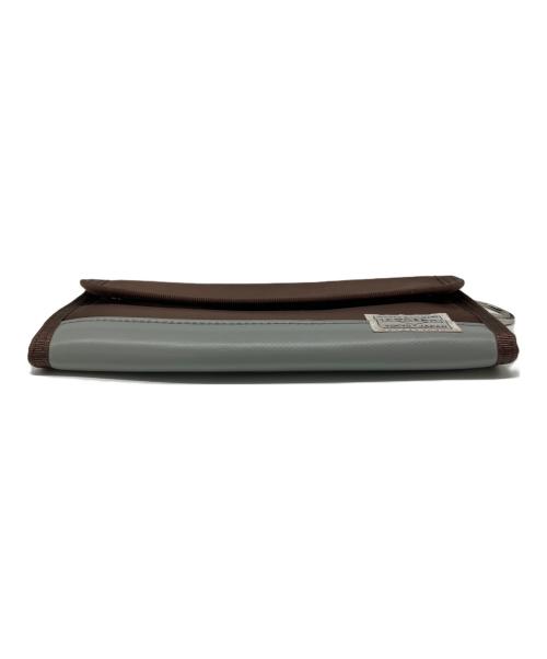 PORTER（ポーター）PORTER (ポーター) 長財布 ブラウン×グレーの古着・服飾アイテム