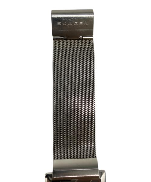 SKAGEN（スカーゲン）SKAGEN (スカーゲン) 腕時計 ブラック×シルバーの古着・服飾アイテム