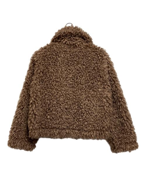 EMODA（エモダ）EMODA (エモダ) カラーバブルショートフェイクファーコート  ブラウン サイズ:FREEの古着・服飾アイテム