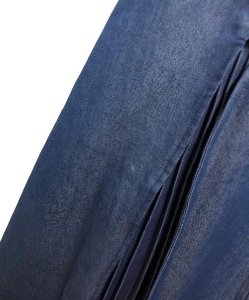 Candy Stripper（キャンディーストリッパー）Candy Stripper (キャンディーストリッパー) DENIM PLEATS ドレス ブルー サイズ:2の古着・服飾アイテム