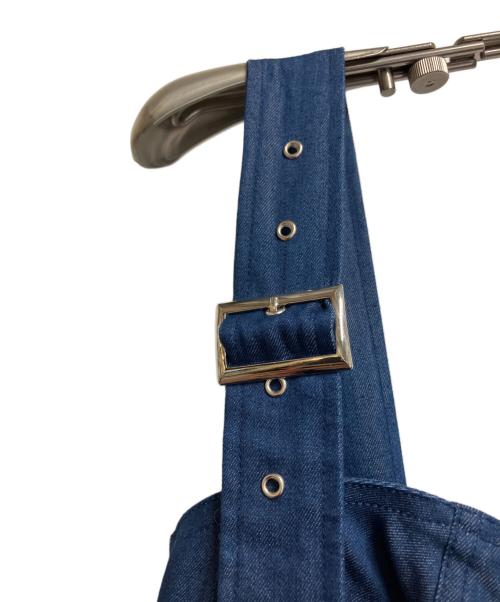 Candy Stripper（キャンディーストリッパー）Candy Stripper (キャンディーストリッパー) DENIM PLEATS ドレス ブルー サイズ:2の古着・服飾アイテム