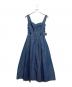 Candy Stripper（キャンディーストリッパー）の古着「DENIM PLEATS ドレス」｜ブルー
