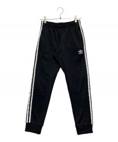 中古・古着通販】adidas (アディダス) ベロアトラックパンツ ブラック