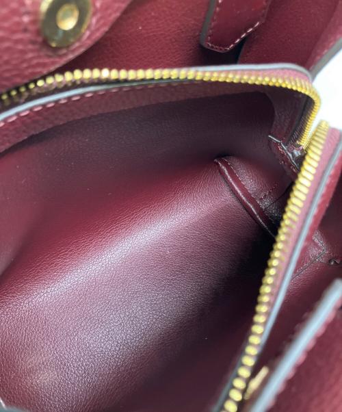 MICHAEL KORS（マイケル・コース）MICHAEL KORS (マイケル・コース) 2WAYバッグ ブラウン×バーガンディーの古着・服飾アイテム