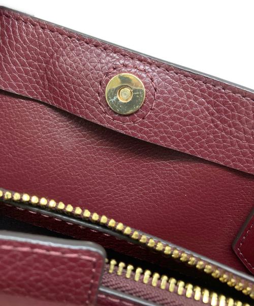 MICHAEL KORS（マイケル・コース）MICHAEL KORS (マイケル・コース) 2WAYバッグ ブラウン×バーガンディーの古着・服飾アイテム