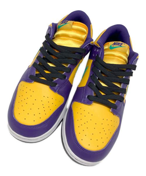 NIKE（ナイキ）NIKE (ナイキ) Women's Dunk Low（ウィメンズ ダンク ロー） イエロー×パープル サイズ:US 11の古着・服飾アイテム