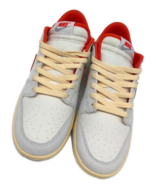 NIKE（ナイキ）NIKE (ナイキ) Dunk Low Athletic Department（ダンク ロー アスレチック デパートメント） グレー×オレンジ サイズ:US 9.5の古着・服飾アイテム
