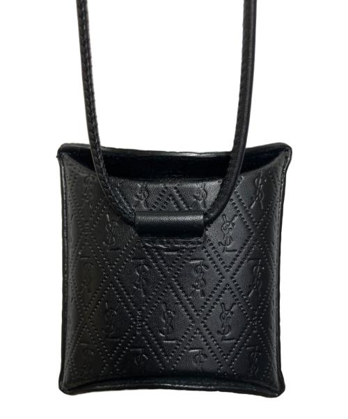 Yves Saint Laurent（イヴサンローラン）Yves Saint Laurent (イヴサンローラン) AirPodsケース ブラックの古着・服飾アイテム