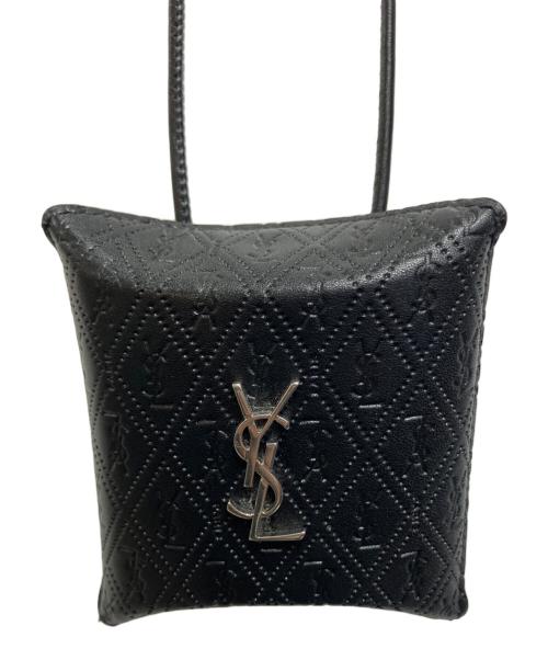 Yves Saint Laurent（イヴサンローラン）Yves Saint Laurent (イヴサンローラン) AirPodsケース ブラックの古着・服飾アイテム