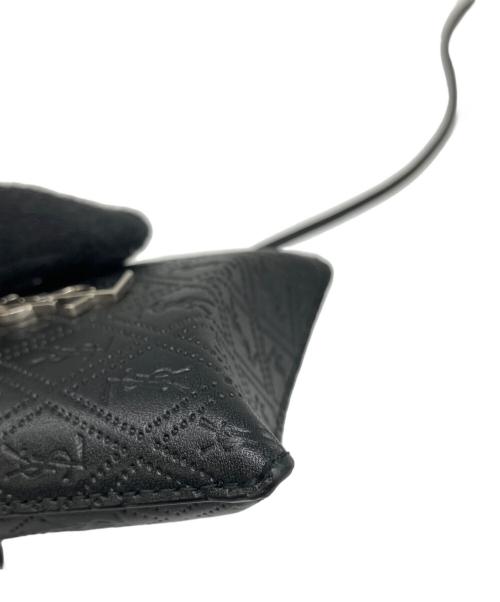 Yves Saint Laurent（イヴサンローラン）Yves Saint Laurent (イヴサンローラン) AirPodsケース ブラックの古着・服飾アイテム