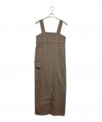 Adam et Ropeアダム エ ロペ）の古着「カーゴワンピース」｜ブラウン