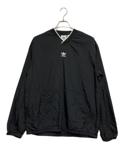 adidas（アディダス）adidas (アディダス) ウインドブレーカー ブラック サイズ:ASIA L / JAPAN XLの古着・服飾アイテム
