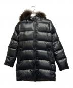 DUVETICAデュベティカ）の古着「ナイロンダウンフードコート」｜ブラック