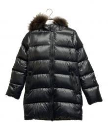 DUVETICA（デュベティカ）の古着「ナイロンダウンフードコート」｜ブラック