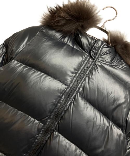 DUVETICA（デュベティカ）DUVETICA (デュベティカ) ナイロンダウンフードコート ブラック サイズ:40の古着・服飾アイテム