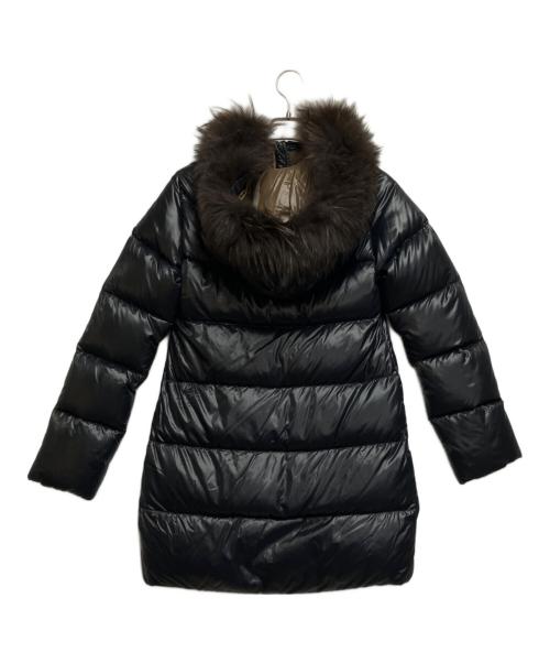 DUVETICA（デュベティカ）DUVETICA (デュベティカ) ナイロンダウンフードコート ブラック サイズ:40の古着・服飾アイテム