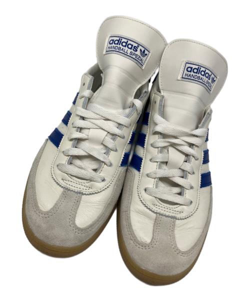 adidas（アディダス）adidas (アディダス) HANDBALL SPEZIAL（ハンドボール スペツィアル） ホワイト×ブルー サイズ:US 8の古着・服飾アイテム