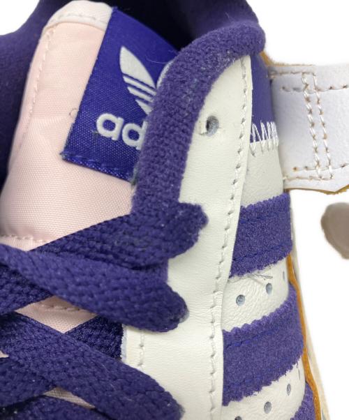adidas（アディダス）adidas (アディダス) FORUM84 ホワイト×パープル サイズ:26の古着・服飾アイテム