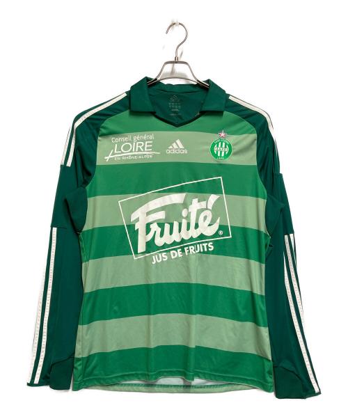 adidas（アディダス）adidas (アディダス) サッカーユニフォーム グリーン サイズ:sizeLの古着・服飾アイテム
