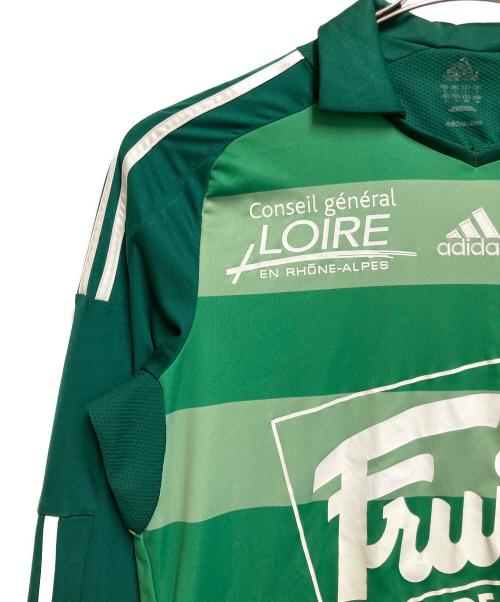 adidas（アディダス）adidas (アディダス) サッカーユニフォーム グリーン サイズ:sizeLの古着・服飾アイテム