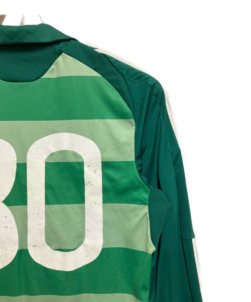 adidas（アディダス）adidas (アディダス) サッカーユニフォーム グリーン サイズ:sizeLの古着・服飾アイテム