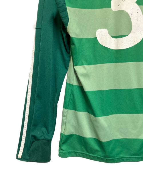 adidas（アディダス）adidas (アディダス) サッカーユニフォーム グリーン サイズ:sizeLの古着・服飾アイテム