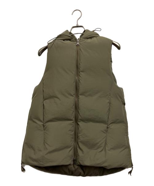 Hakuu（ハク）Hakuu (ハク) ダウンベスト カーキ サイズ:2の古着・服飾アイテム