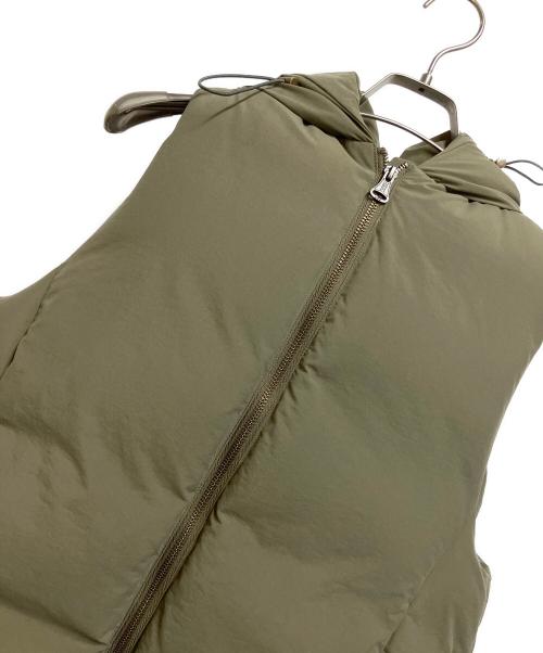 Hakuu（ハク）Hakuu (ハク) ダウンベスト カーキ サイズ:2の古着・服飾アイテム
