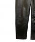 中古・古着 GENUINE LEATHER (ジェニュインレザー) レザーパンツ ブラック サイズ:Ｗ29：7000円