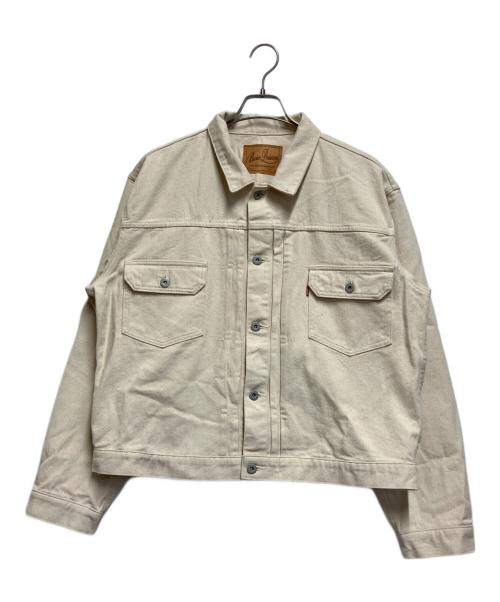 backers production（バッカーズプロダクション）backers production (バッカーズプロダクション) デニムジャケット ベージュ サイズ:46の古着・服飾アイテム
