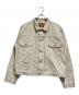 backers production（バッカーズプロダクション）の古着「デニムジャケット」｜ベージュ