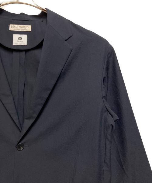 BEAUTY&YOUTH UNITED ARROWS（ビューティーアンドユースユナイテッドアローズ）BEAUTY&YOUTH UNITED ARROWS (ビューティーアンドユースユナイテッドアローズ) リラックスシルエット ジャケット ネイビー サイズ:SIZE Mの古着・服飾アイテム