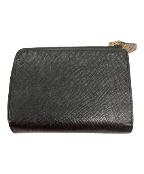 PAUL SMITH（ポールスミス）PAUL SMITH (ポールスミス) 二つ折り財布 ブラックの古着・服飾アイテム