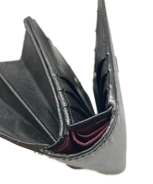 PAUL SMITH（ポールスミス）PAUL SMITH (ポールスミス) 二つ折り財布 ブラックの古着・服飾アイテム