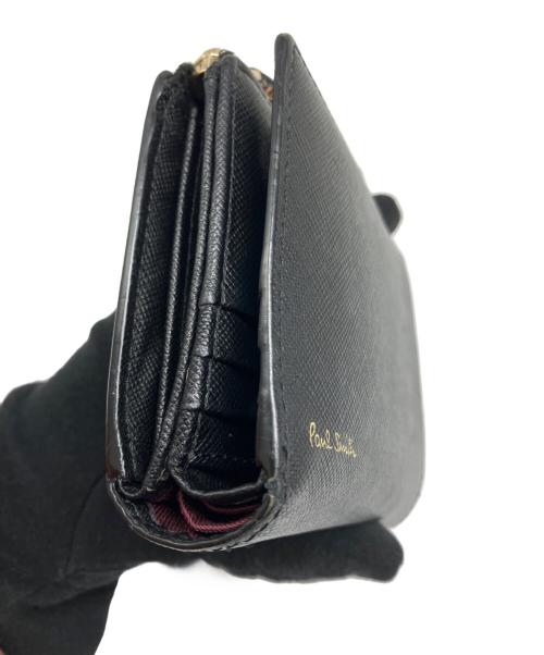 PAUL SMITH（ポールスミス）PAUL SMITH (ポールスミス) 二つ折り財布 ブラックの古着・服飾アイテム