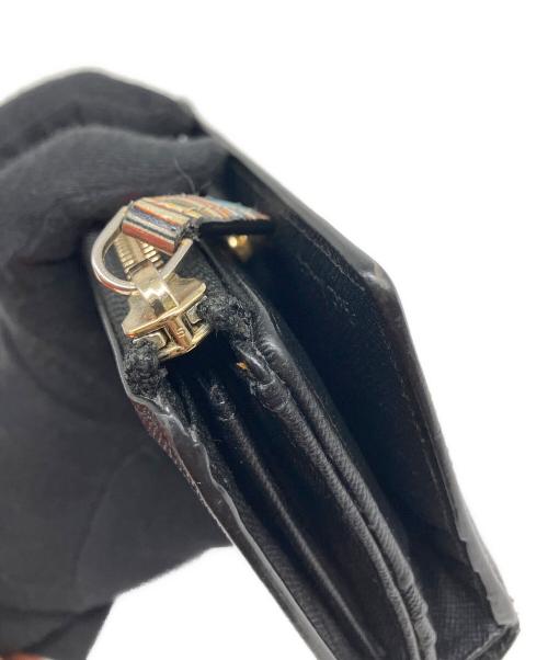 PAUL SMITH（ポールスミス）PAUL SMITH (ポールスミス) 二つ折り財布 ブラックの古着・服飾アイテム