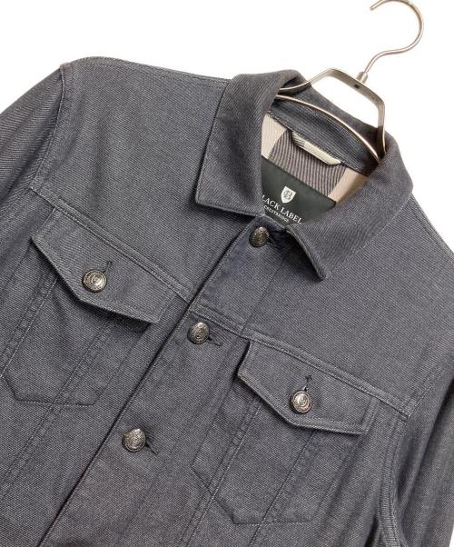 BLACK LABEL CRESTBRIDGE（ブラックレーベル クレストブリッジ）BLACK LABEL CRESTBRIDGE (ブラックレーベル クレストブリッジ) 裏チェッカートラッカージャケット ライトグレー サイズ:Ｍの古着・服飾アイテム