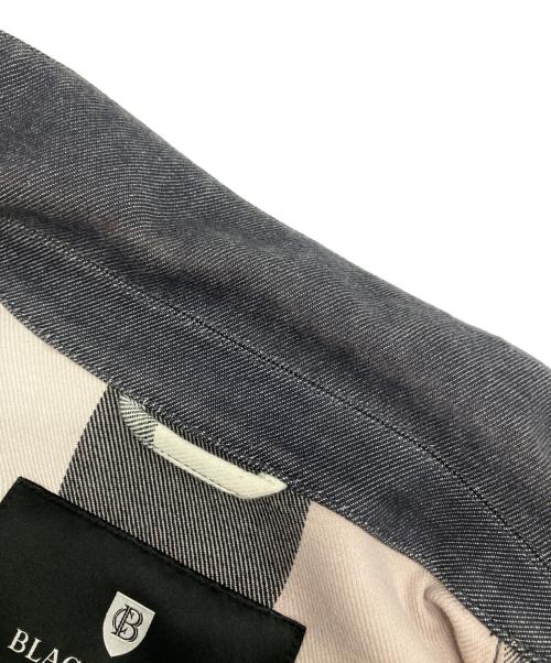 BLACK LABEL CRESTBRIDGE（ブラックレーベル クレストブリッジ）BLACK LABEL CRESTBRIDGE (ブラックレーベル クレストブリッジ) 裏チェッカートラッカージャケット ライトグレー サイズ:Ｍの古着・服飾アイテム