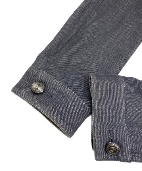 BLACK LABEL CRESTBRIDGE（ブラックレーベル クレストブリッジ）BLACK LABEL CRESTBRIDGE (ブラックレーベル クレストブリッジ) 裏チェッカートラッカージャケット ライトグレー サイズ:Ｍの古着・服飾アイテム