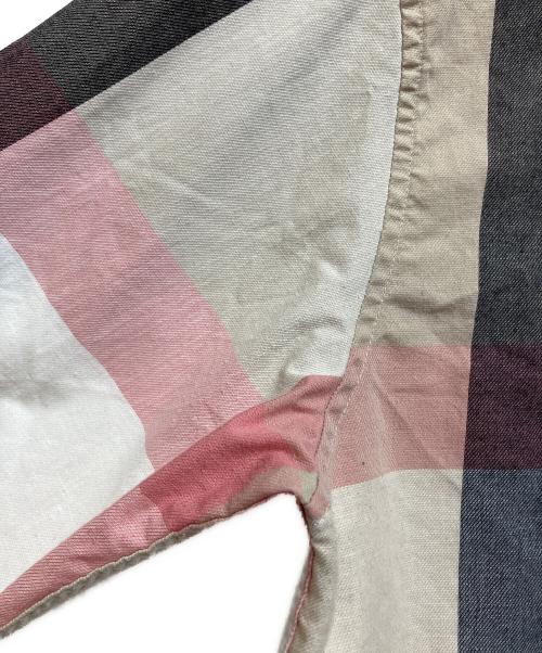 BLACK LABEL CRESTBRIDGE（ブラックレーベル クレストブリッジ）BLACK LABEL CRESTBRIDGE (ブラックレーベル クレストブリッジ) リネン混チェックシャツ マルチカラー サイズ:Mの古着・服飾アイテム