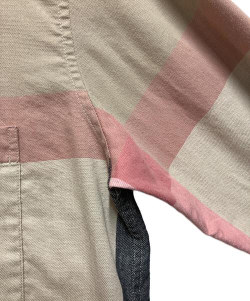 BLACK LABEL CRESTBRIDGE（ブラックレーベル クレストブリッジ）BLACK LABEL CRESTBRIDGE (ブラックレーベル クレストブリッジ) リネン混チェックシャツ マルチカラー サイズ:Mの古着・服飾アイテム