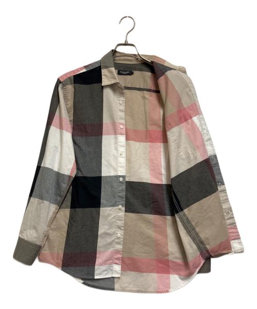BLACK LABEL CRESTBRIDGE（ブラックレーベル クレストブリッジ）BLACK LABEL CRESTBRIDGE (ブラックレーベル クレストブリッジ) リネン混チェックシャツ マルチカラー サイズ:Mの古着・服飾アイテム