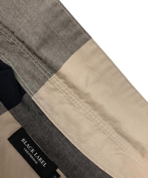 BLACK LABEL CRESTBRIDGE（ブラックレーベル クレストブリッジ）BLACK LABEL CRESTBRIDGE (ブラックレーベル クレストブリッジ) リネン混チェックシャツ マルチカラー サイズ:Mの古着・服飾アイテム