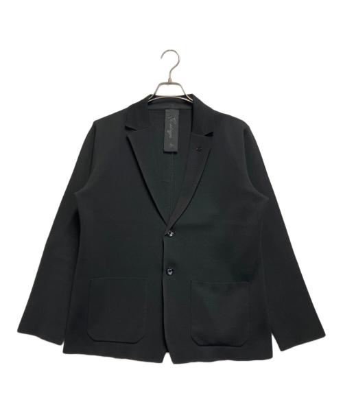 G-Stage（ジーステージ）G-Stage (ジーステージ) ミラノリブニットジャージジャケット ブラック サイズ:46の古着・服飾アイテム