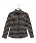 BURBERRY LONDON  BLUE LABEL（バーバリーロンドンブルーレーベル）の古着「ノヴァチェックシャツ」｜ブラック×ホワイト