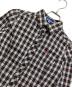 BURBERRY LONDON  BLUE LABEL (バーバリーロンドンブルーレーベル) ノヴァチェックシャツ ブラック×ホワイト サイズ:38：3000円