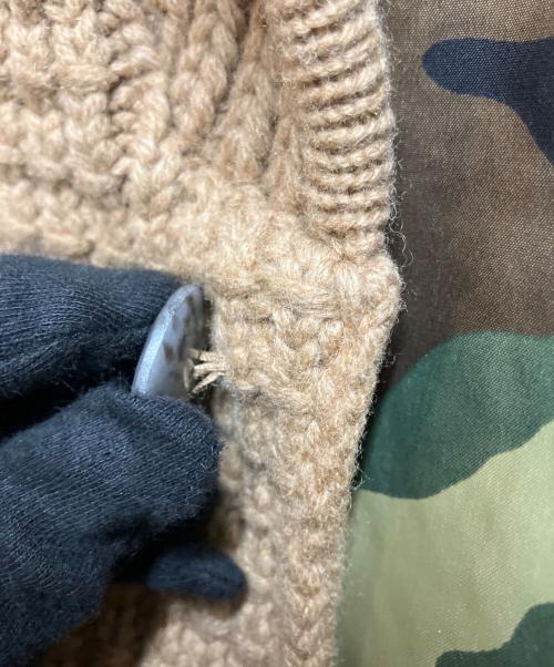 Bark（バーク）Bark (バーク) ニットダッフルコート ブラウン サイズ:Sの古着・服飾アイテム